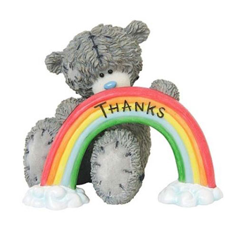 Over The Rainbow For You Me to You Bear Figurine £12.00